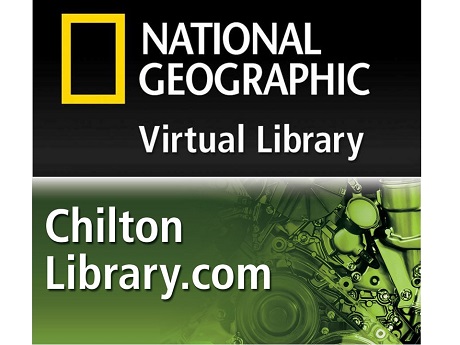 National Geographic and Chilton Library database logos