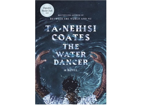 Book cover featuring man under the surface of the water