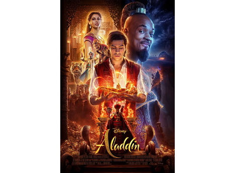 movie poster for Disney's Aladdin