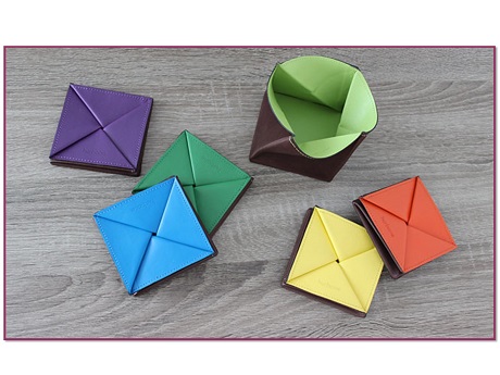 Origami coin purses