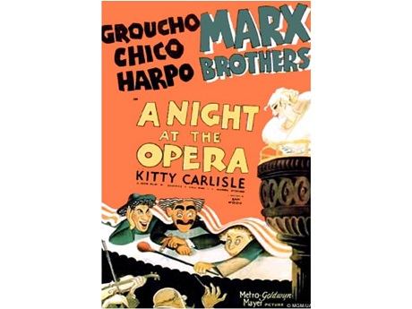 Movie poster A Night at the Opera Marx Bros