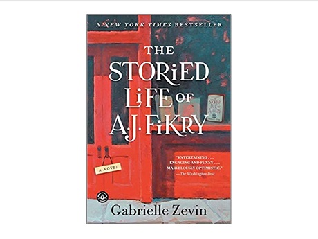Color image of front cover of the novel The Storied Life of A.J. Fikry: a Novel by Gabrielle Zevin