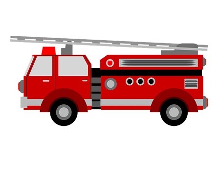 red fire truck