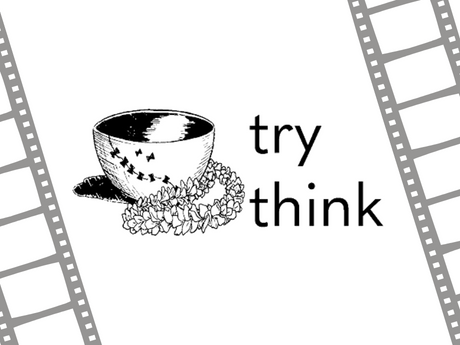 Try Think logo and film strips