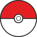 red and white pokeball