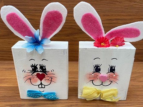 Two Easter Bunny crafts