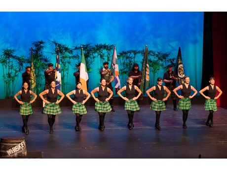 Image of Hawaii Irish Dance performing on stage