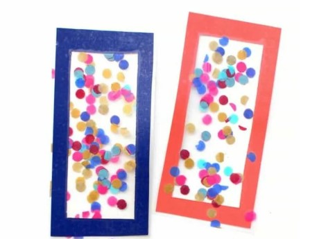 confetti bookmarks