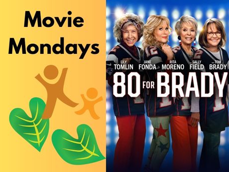 Image of 80 for Brady DVD cover. Text says Movie Mondays.