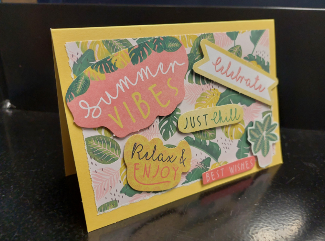 homemade greeting card