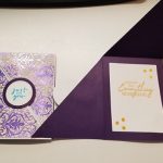 Two hand made greeting cards