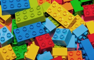 assorted lego blocks of various colors