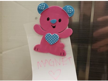 Pink Bear Magnet