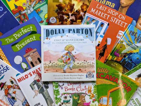 Assorted books from Dolly Partonʻs Imagination Library