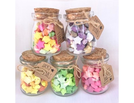 Jar of origami stars