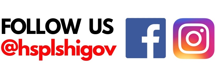 Follow Us text and @hsplshigov with Facebook and Instagram logos