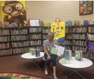 Person reading for storytime