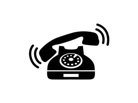clipart of old-fashioned phone
