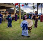 Hawaii Shin Kobukai, photo of people doing bon dance
