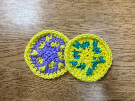 crochet coasters