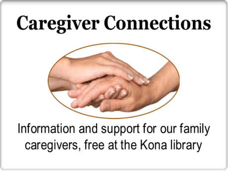 Caregiver Connections. Two hands together.