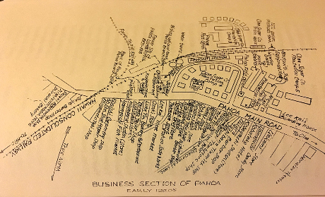 A map of Pahoa Town from the early part of the 20th Century.