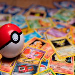 Pokeball with pokemon cards