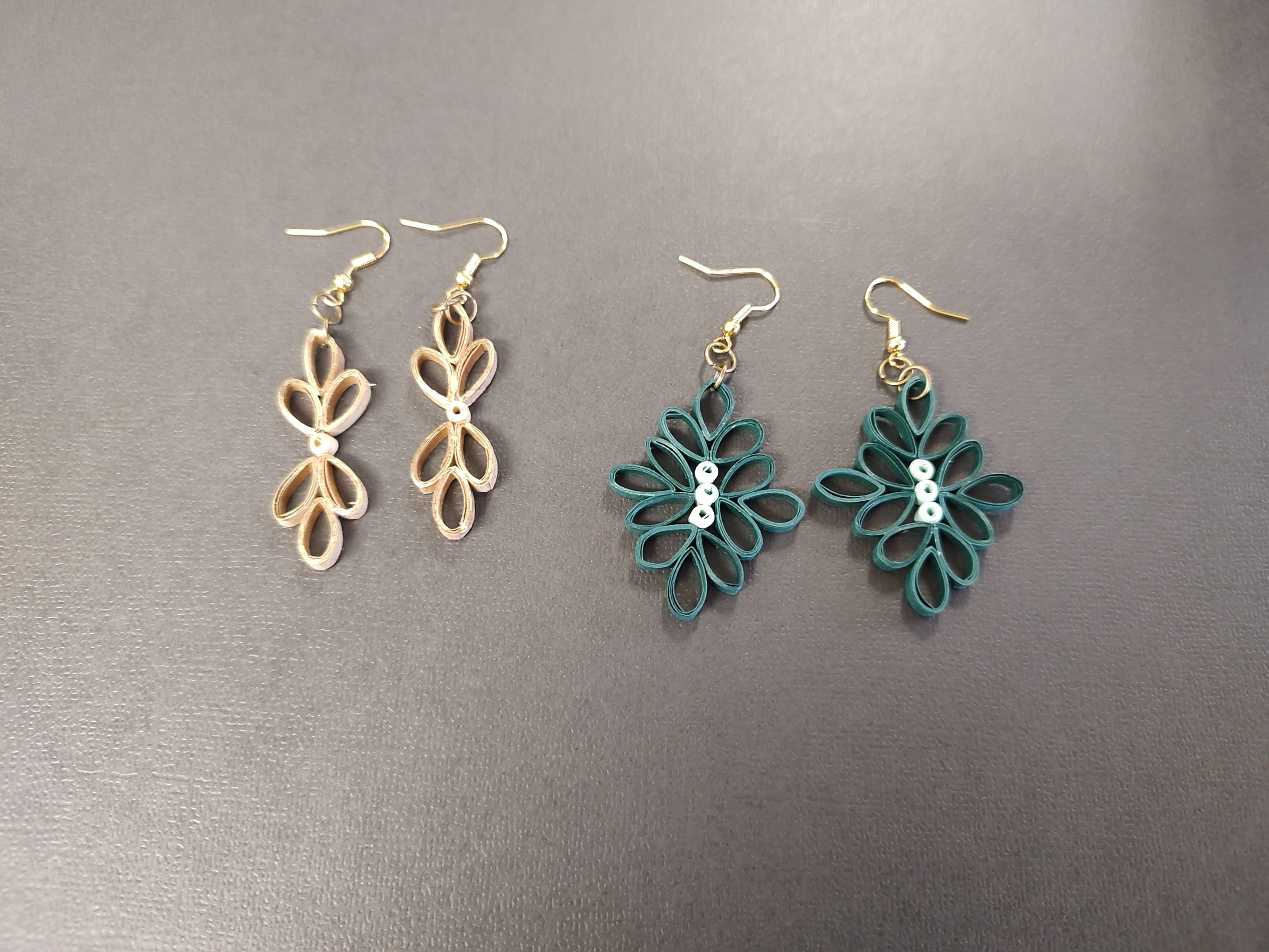 quilled earrings