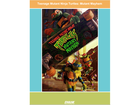 teenage mutant ninja turtles poster for 2023 film