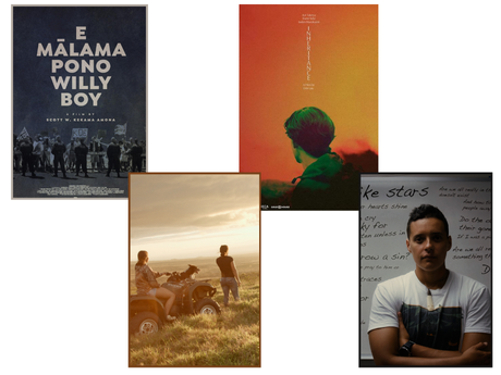 four movie posters