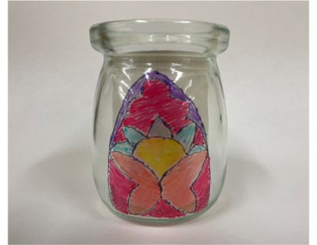 Stained Glass Jar
