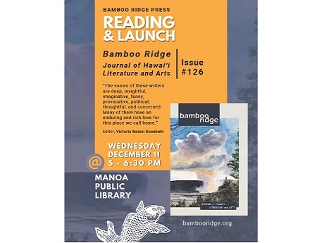 Bamboo Ridge Reading and Launch flyer. Issue #126