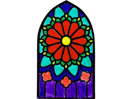 Faux Fun Stained Glass