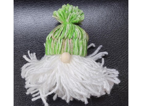 Handcrafted yarn gnome