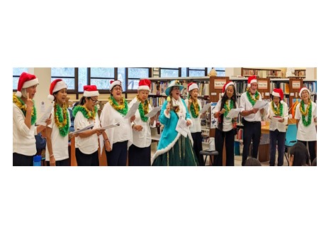 Photo of Sing For Your Life singing group performing at Kaimuki Public Library
