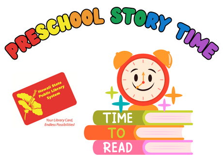 Preschool Story Time Web Graphic