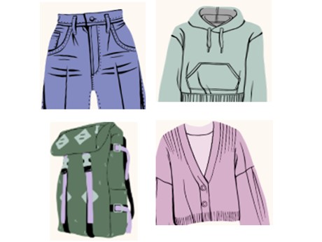 Illustration of clothes