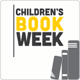 Childrens Book week Logo with books