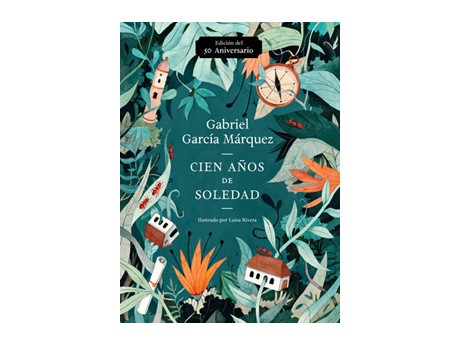 Spanish book cover of 100 Years of solitude