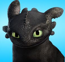 Toothless from how to train your dragon