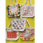 Stamped Canvas Tote Bags