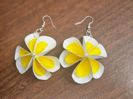 Plumeria Earrings