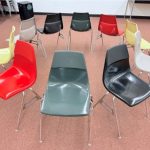 Musical chairs in a circle
