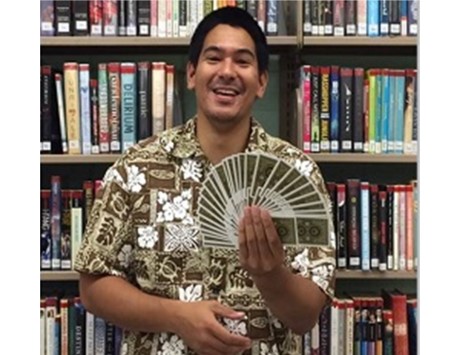Jordon Koko with Playing Cards