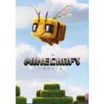 Bee flying over green hedges