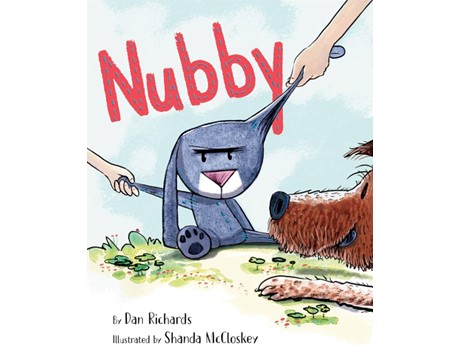 Book cover featuring an illustrated bunny rabbit with a frowny face.