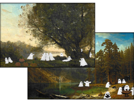 ghosts in paintings from the romantic era