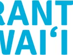 Blue and green "v" shaped logo of Vibrant Hawai'i