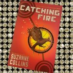 Catching Fire book with rhinestones decorating the cover.