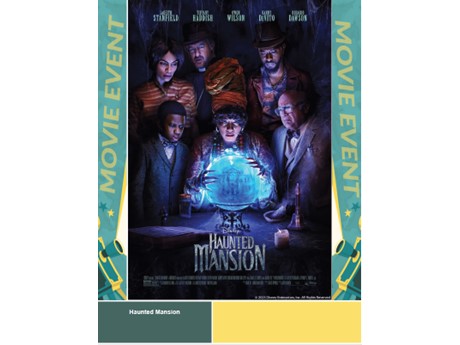movie poster of Disney's Haunted Mansion 2023